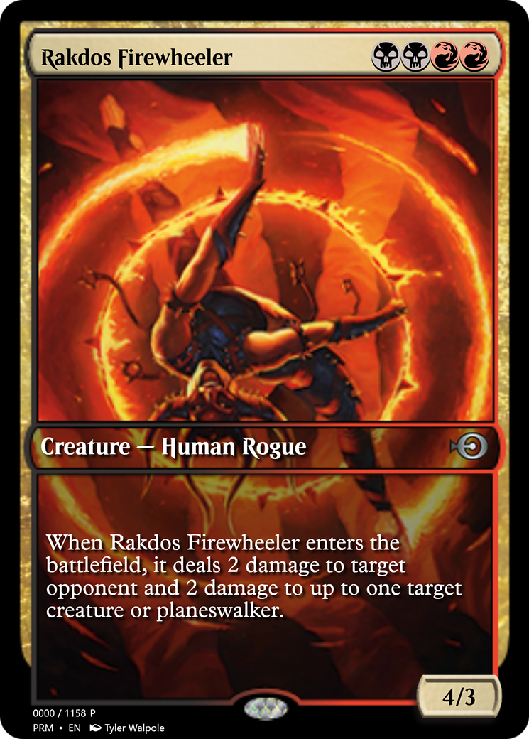 Rakdos Firewheeler (PRM-71590) - Magic Online Promos Foil