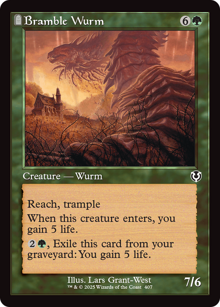 Bramble Wurm (INR-407) - Innistrad Remastered Foil