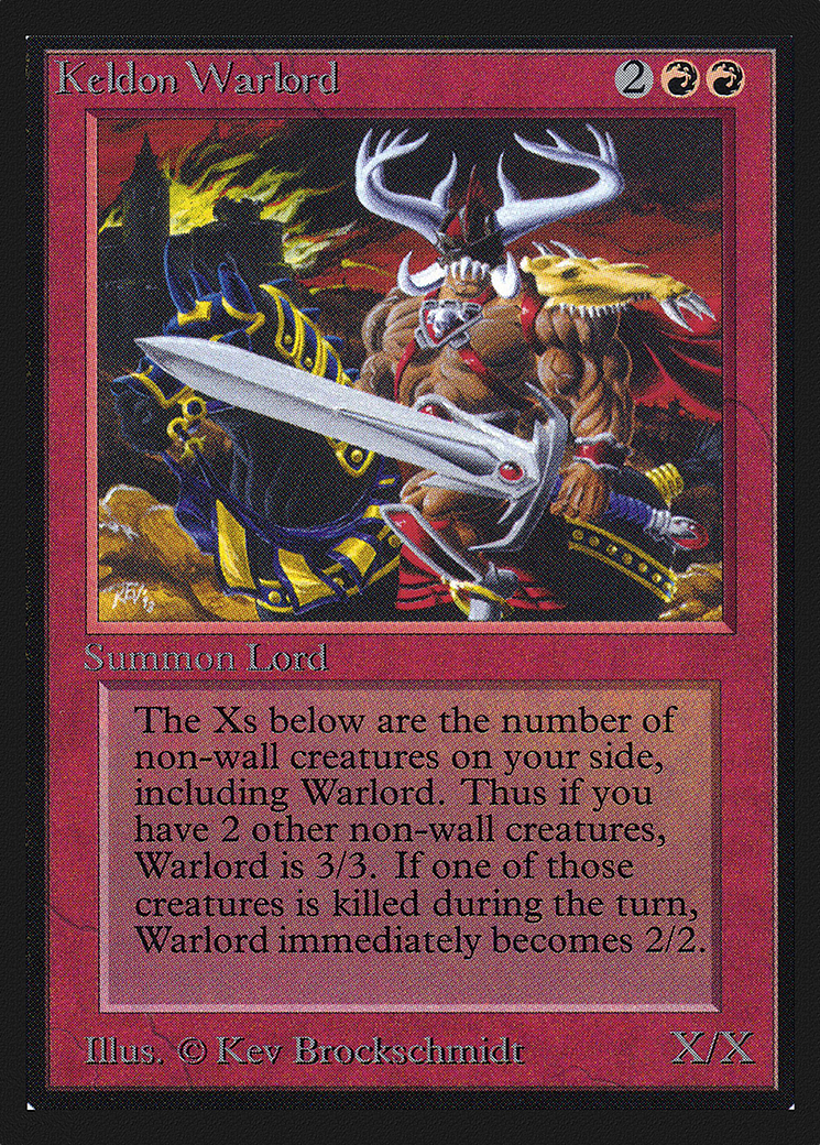 Keldon Warlord (IE) (IED-161) - Intl. Collectors' Edition