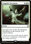 Sanguine Sacrament (PRE-033) - Ixalan Promos Foil