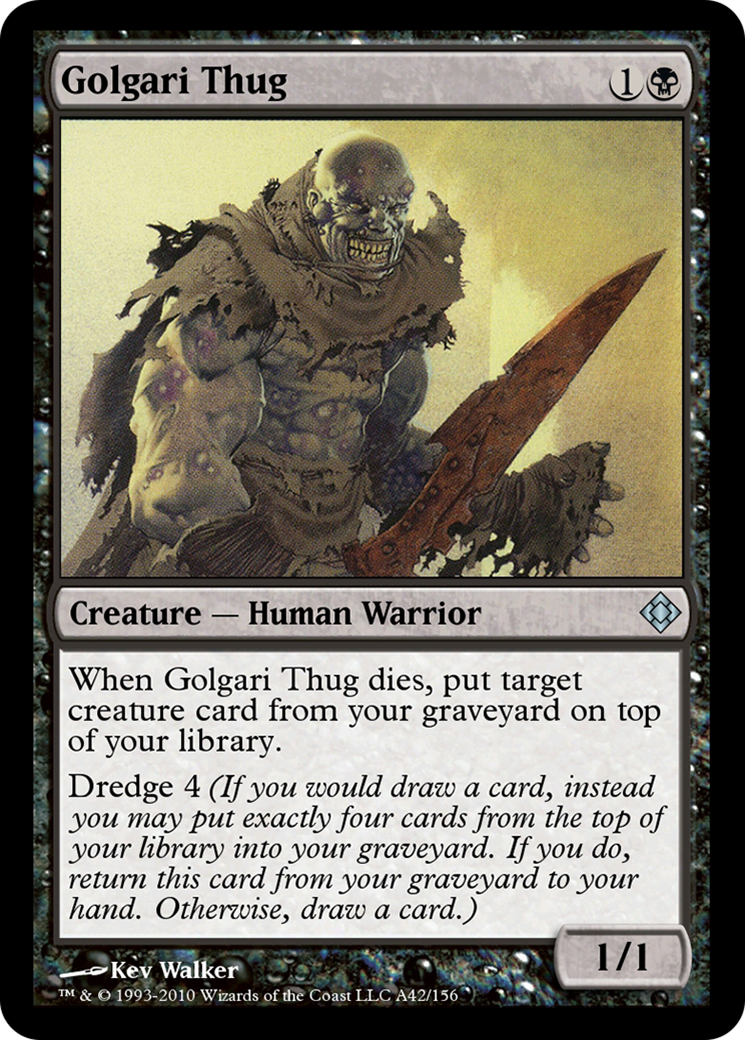Golgari Thug (TD0-A42) - Magic Online Theme Decks