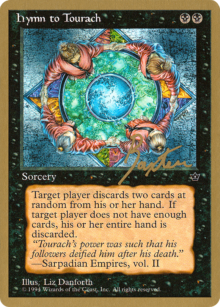 Hymn to Tourach (Circle) - 1996 George Baxter (FEM) (WCD-GB38B) - Pro Tour Collector Set