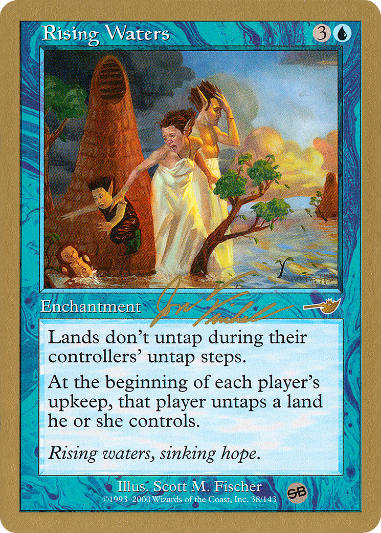Rising Waters - 2000 Jon Finkel (NMS) (SB) (WCD-JF38SB) - World Championship Decks 2000