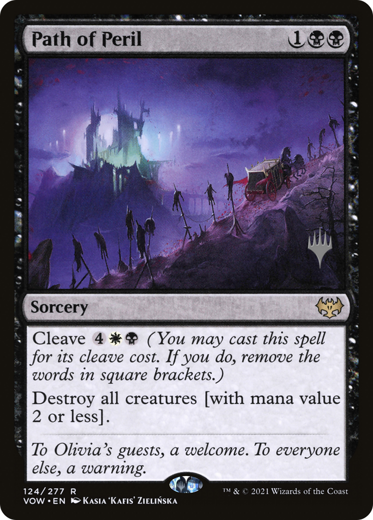 Path of Peril (PPDSK-124P) - Innistrad: Crimson Vow Promos Foil