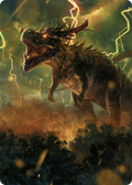 Thrasta, Tempest's Roar // Thrasta, Tempest's Roar (AMH2-042) - Modern Horizons 2 Art Series (Borderless) Foil