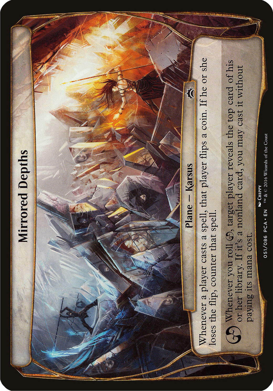 Mirrored Depths (Planechase Anthology) (OVER-051) - Planechase Anthology Planes