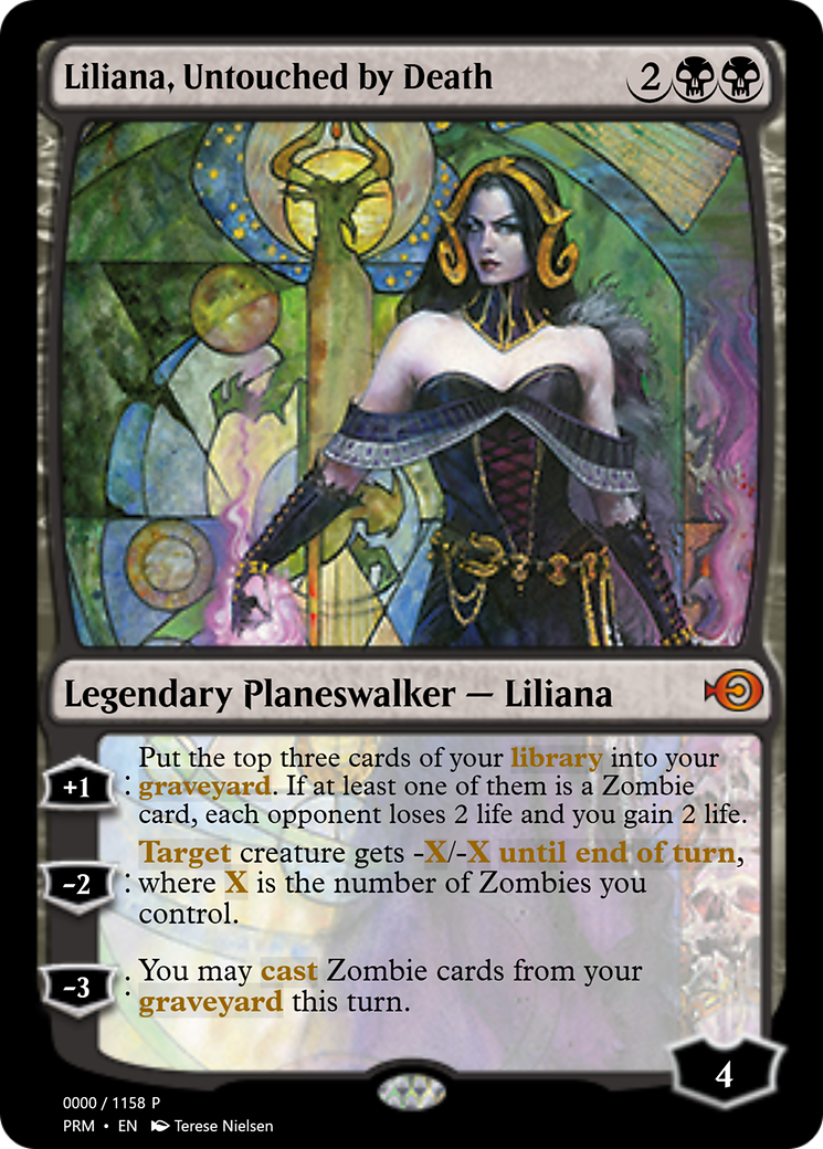 Liliana, Untouched by Death (PRM-70938) - Magic Online Promos