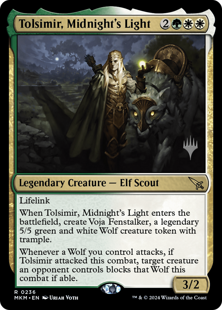 Tolsimir, Midnight's Light (PPMKM-236P) - Murders at Karlov Manor Promos Foil