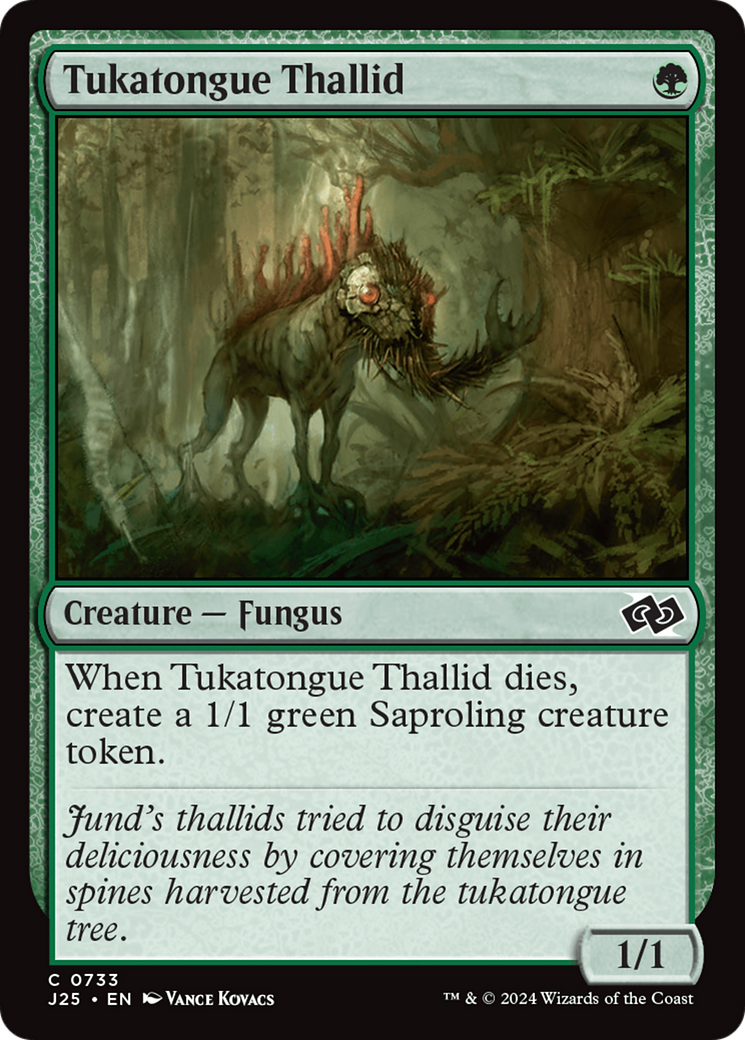 Tukatongue Thallid (J25-733) - Foundations Jumpstart