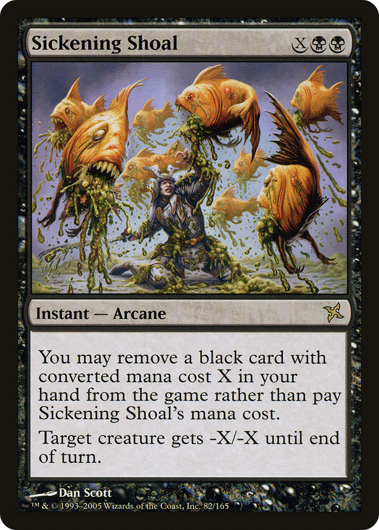 Sickening Shoal (BOK-082) - Betrayers of Kamigawa Foil