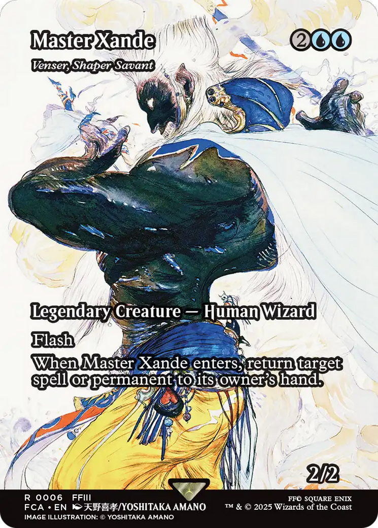 Venser, Shaper Savant (FCA-006) - FINAL FANTASY: Through the Ages / Master Xande (Borderless)