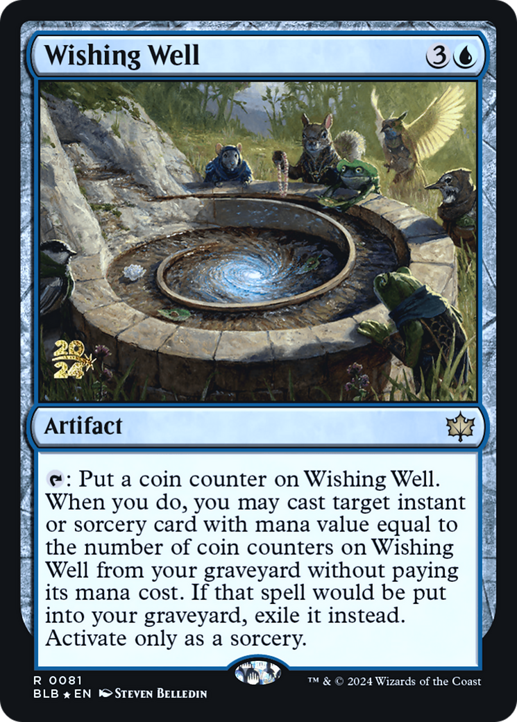 Wishing Well (PRE-81S) - Bloomburrow Promos Foil
