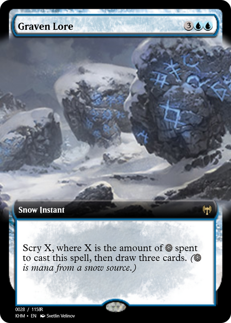 Graven Lore (PRM-88256) - Magic Online Promos: (snow)