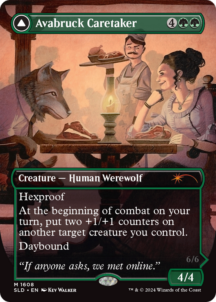 Avabruck Caretaker (SLD-1608) - Secret Lair Drop (Borderless) Foil