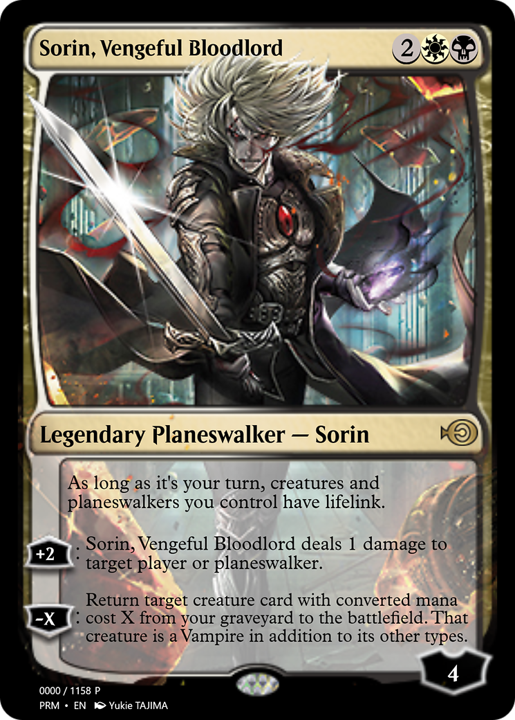 Sorin, Vengeful Bloodlord (PRM-72277) - Magic Online Promos