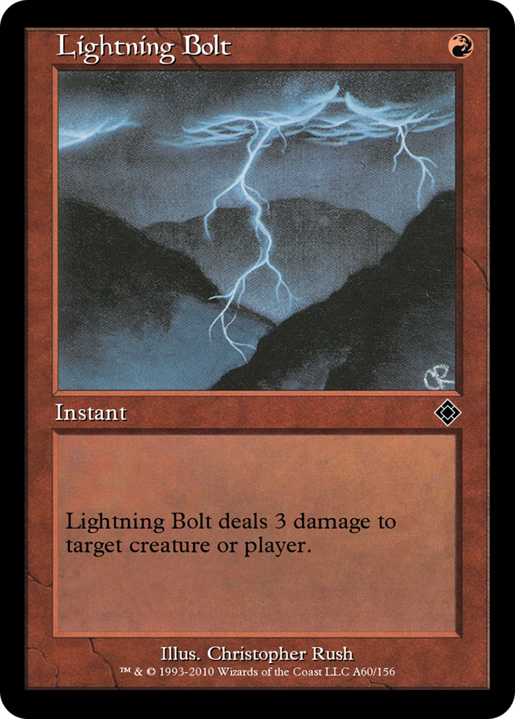 Lightning Bolt (TD0-A60) - Magic Online Theme Decks