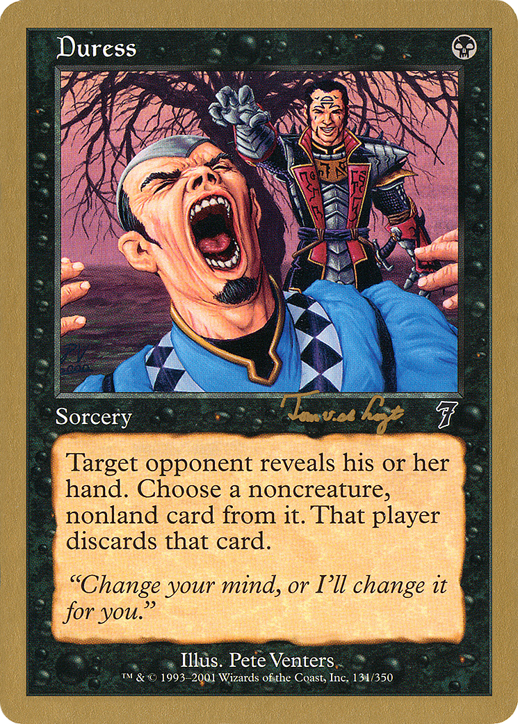 Duress - 2001 Tom van de Logt (7ED) (WCD-TVDL131) - World Championship Decks 2001