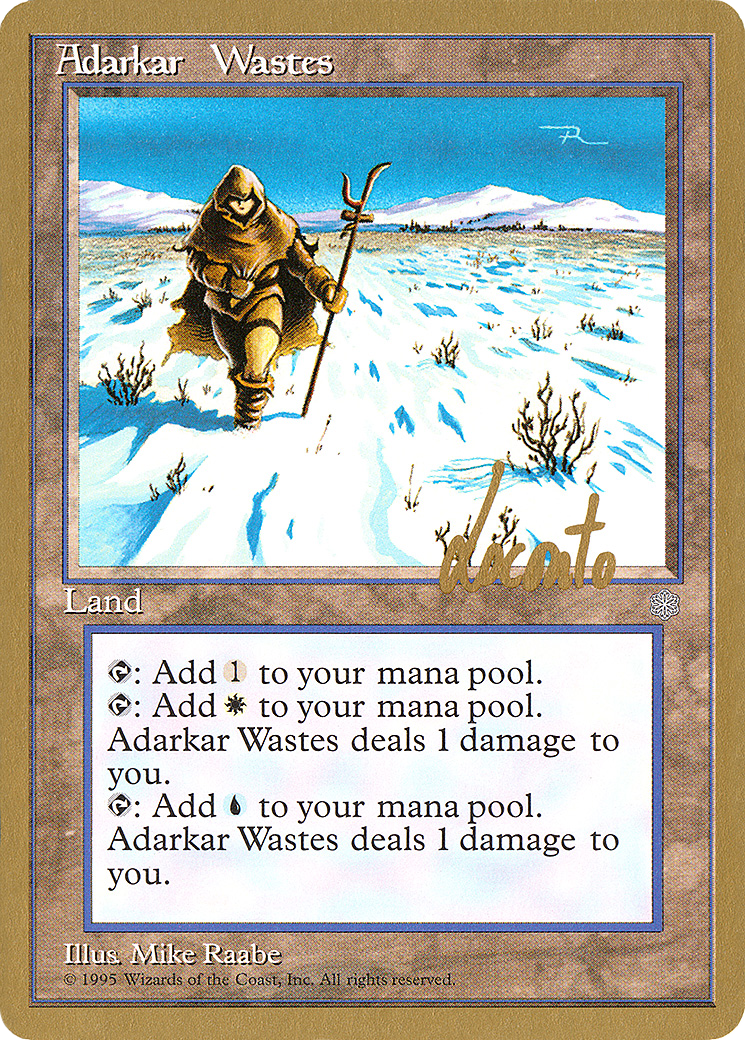 Adarkar Wastes - 1996 Michael Loconto (ICE) (WCD-ML351) - Pro Tour Collector Set