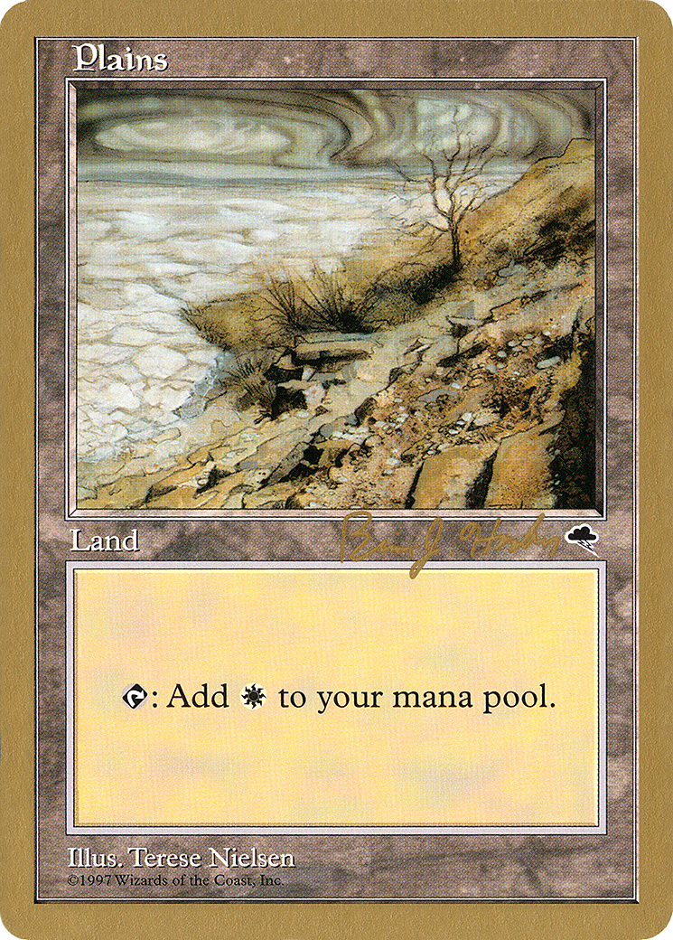 Plains (Dead Tree) - 1998 Brian Hacker (TMP) (WCD-BH332) - World Championship Decks 1998