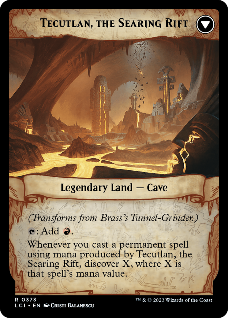 Brass's Tunnel-Grinder (Extended Art) (LCI-373) - The Lost Caverns of Ixalan: (Extended Art) Foil
