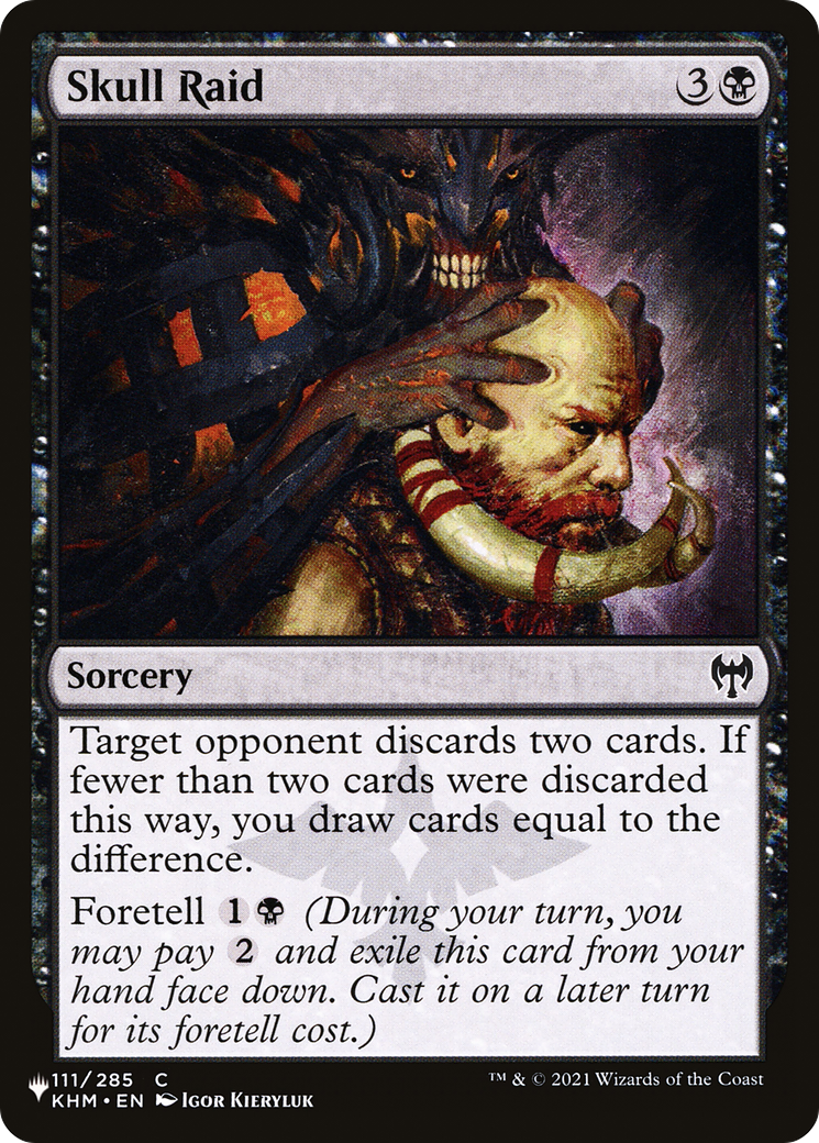 Skull Raid (LIST-KHM-111) - The List