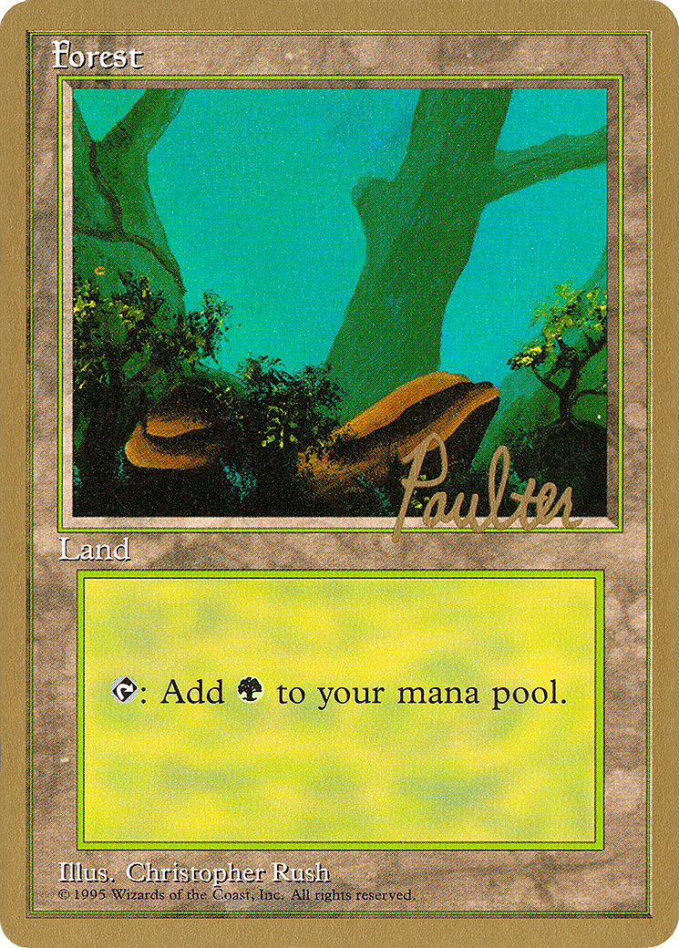 Forest (C) - 1996 Preston Poulter (4ED) (WCD-PP378) - Pro Tour Collector Set