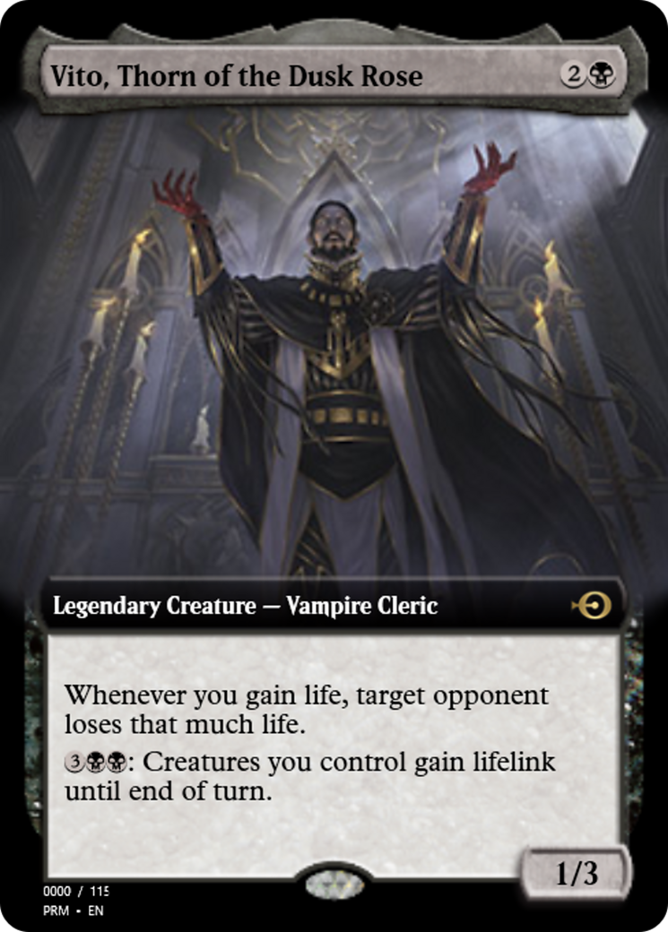 Vito, Thorn of the Dusk Rose (PRM-81954) - Magic Online Promos