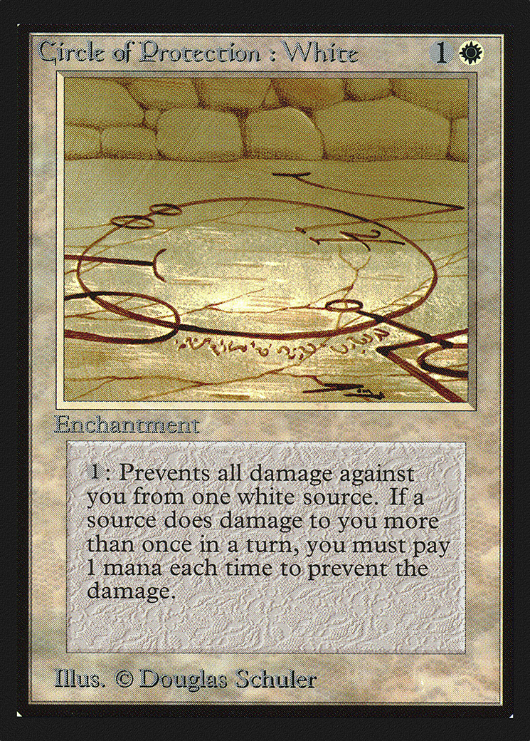 Circle of Protection: White (IE) (IED-014) - Intl. Collectors' Edition