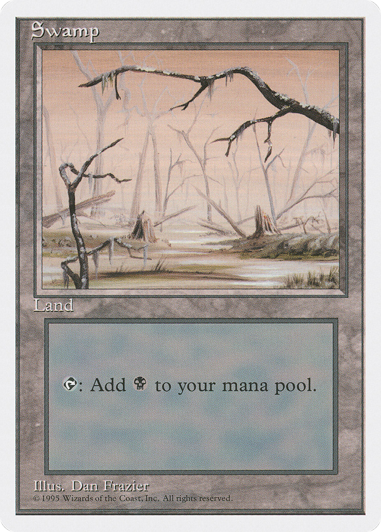 Swamp (B) (4ED-371) - Fourth Edition