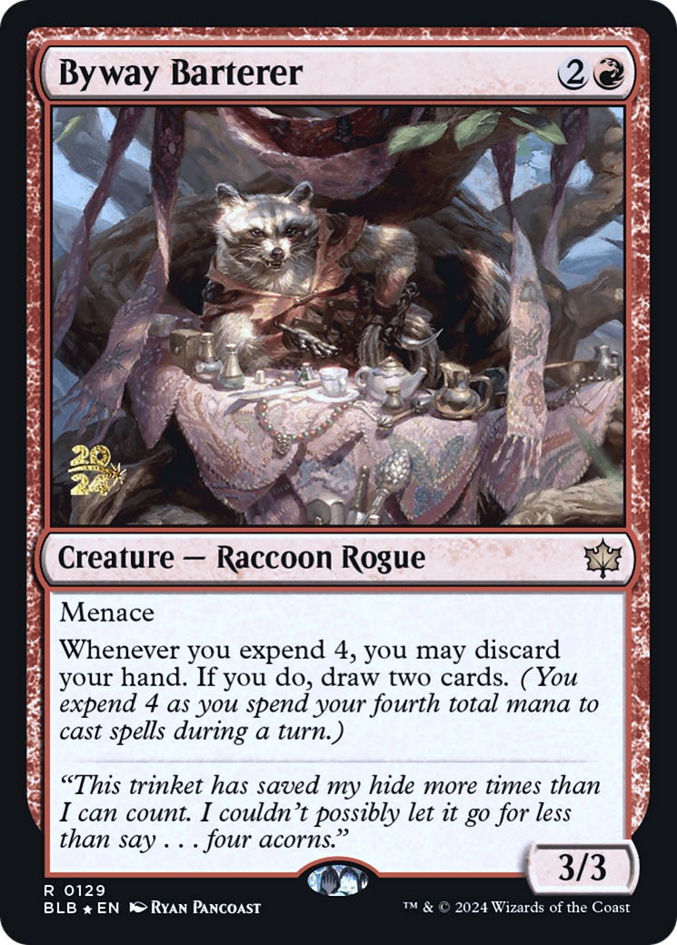 Byway Barterer (PRE-129S) - Bloomburrow Promos Foil