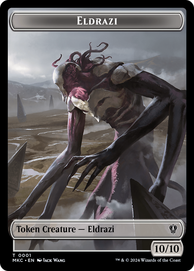 Eldrazi (TMKC-001) - Murders at Karlov Manor Commander Tokens