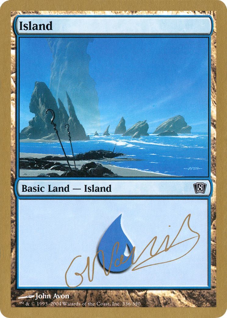 Island (336) - 2004 Gabriel Nassif (8ED) (WCD-GN336) - World Championship Decks 2004