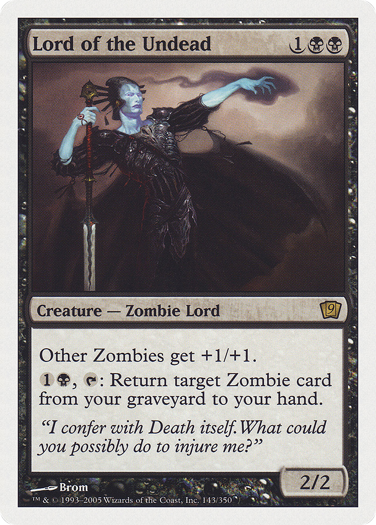Lord of the Undead (9ED-143) - Ninth Edition