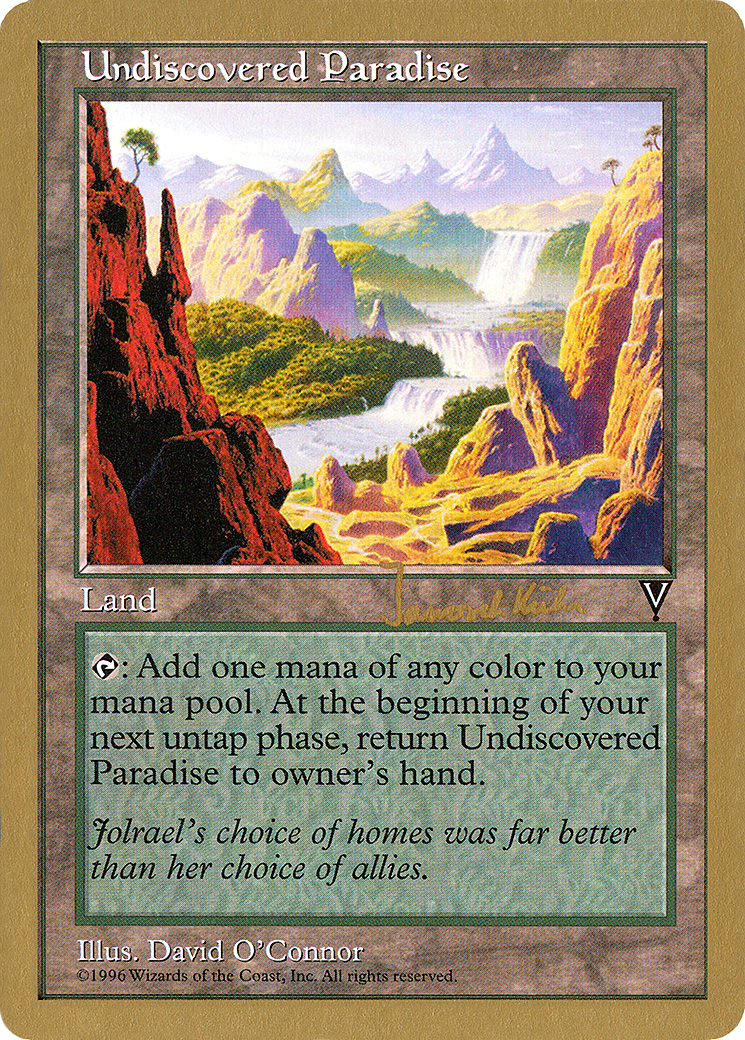 Undiscovered Paradise - 1997 Janosch Kuhn (VIS) (WCD-JK167) - World Championship Decks 1997