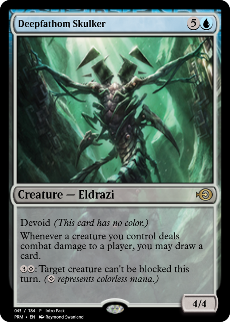 Deepfathom Skulker (PRM-59663) - Magic Online Promos: (devoid) Foil