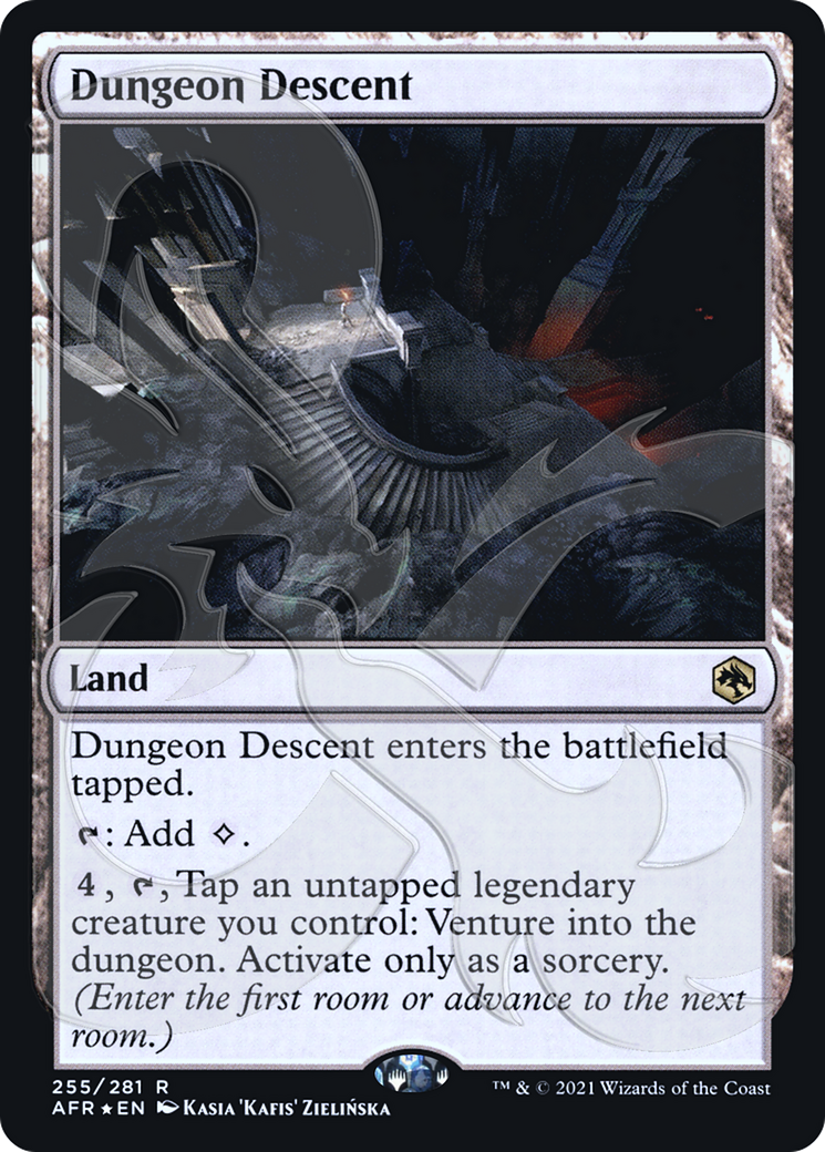 Dungeon Descent (AFR&-255A) - Adventures in the Forgotten Realms Promos Foil