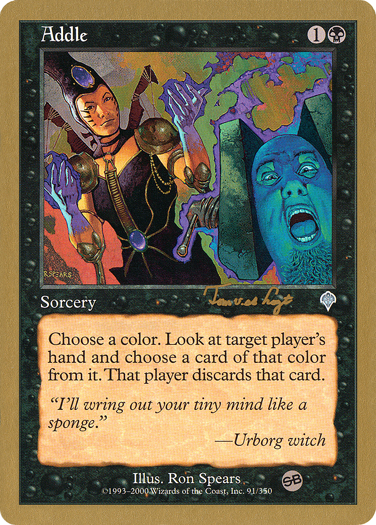 Addle - 2001 Tom van de Logt (INV) (SB) (WCD-TVDL91SB) - World Championship Decks 2001