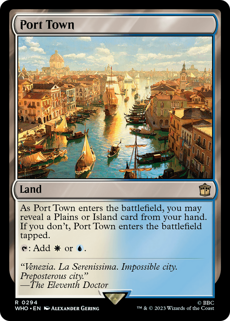 Port Town (WHO-294) - Doctor Who Foil