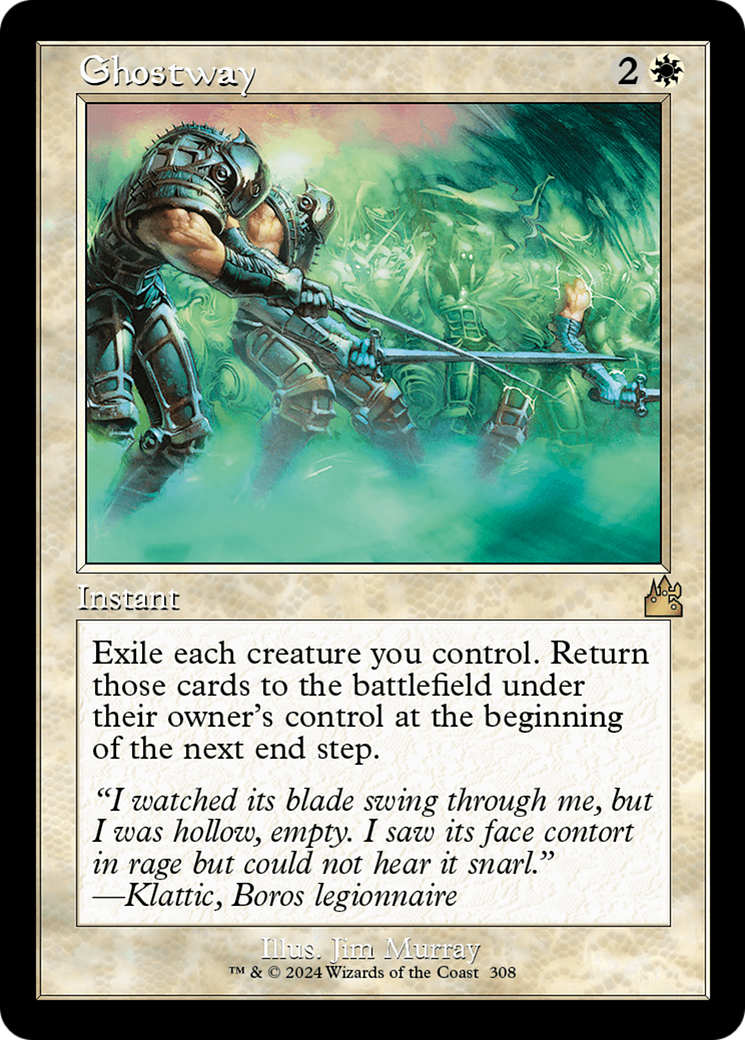 Ghostway (Retro Frame) (RVR-308) - Ravnica Remastered Foil