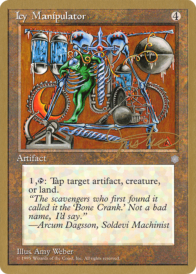 Icy Manipulator - 1996 Mark Justice (ICE) (WCD-MJ322) - Pro Tour Collector Set