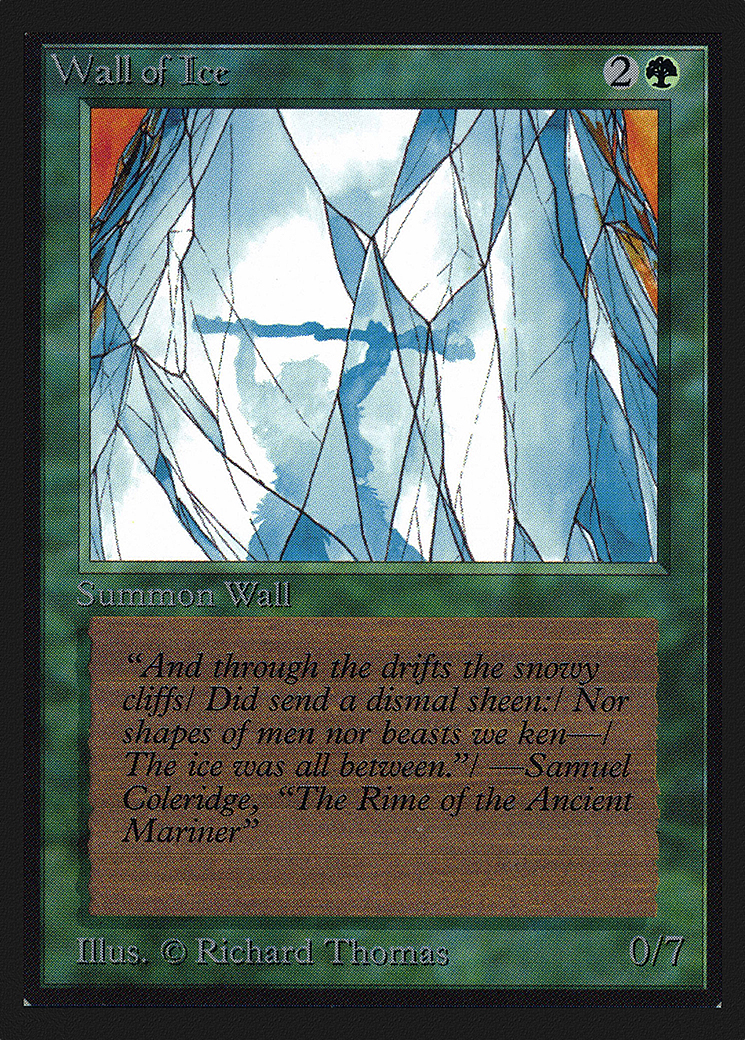 Wall of Ice (IE) (IED-225) - Intl. Collectors' Edition
