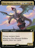 Two-Headed Hellkite (Extended Art) (DMC-090) - Dominaria United Commander: (Extended Art)