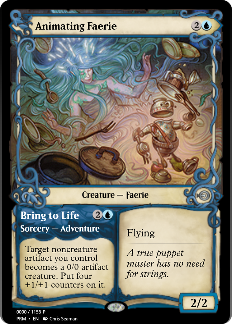 Animating Faerie // Bring to Life (PRM-78746) - Magic Online Promos