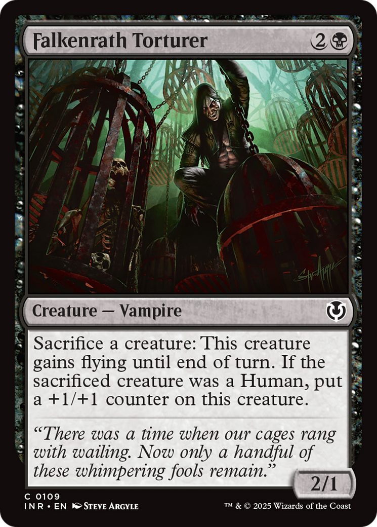 Falkenrath Torturer (INR-109) - Innistrad Remastered Foil