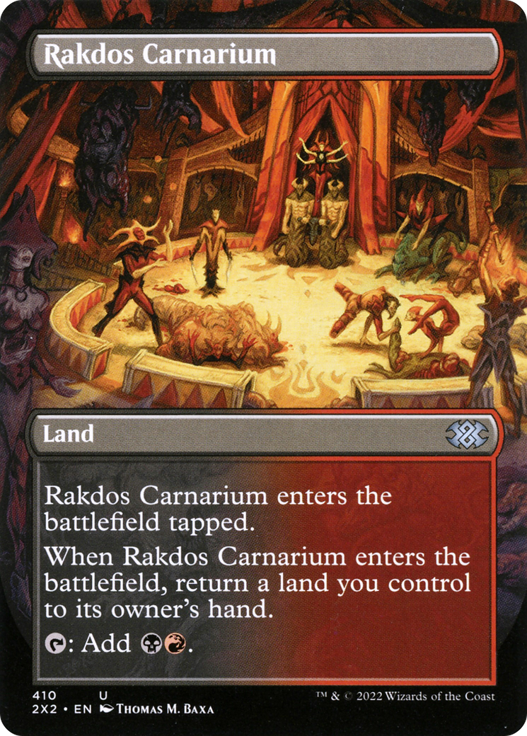 Rakdos Carnarium (Borderless) (2X2-410) - Double Masters 2022 (Borderless)