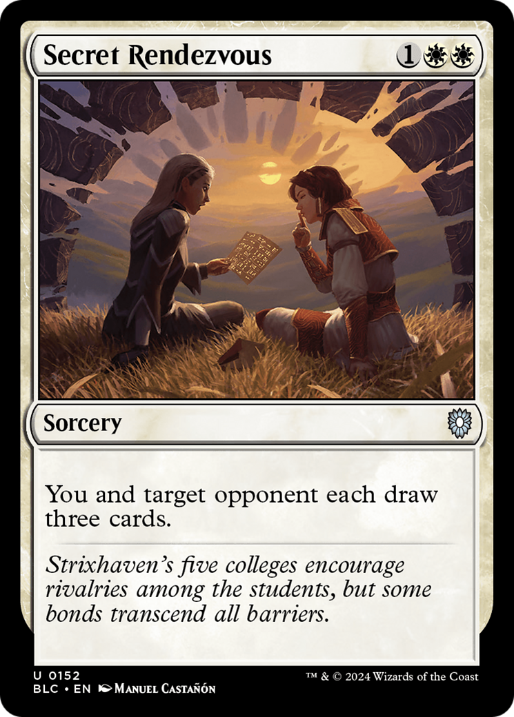 Secret Rendezvous (BLC-152) - Bloomburrow Commander