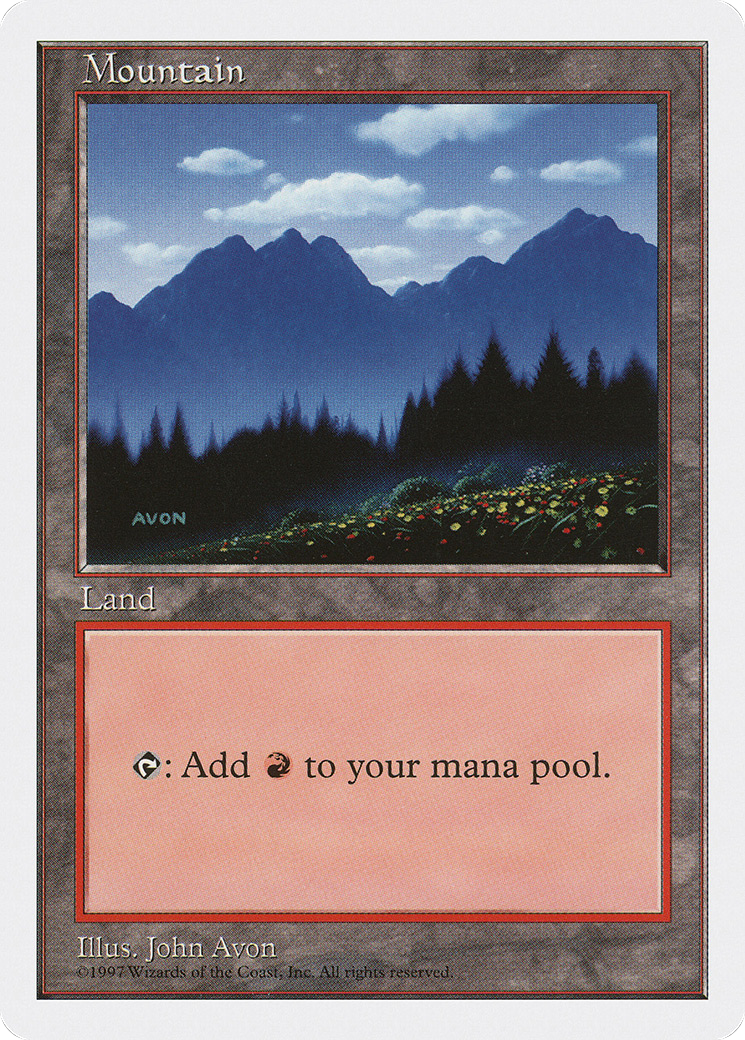 Mountain (445) (5ED-445) - Fifth Edition