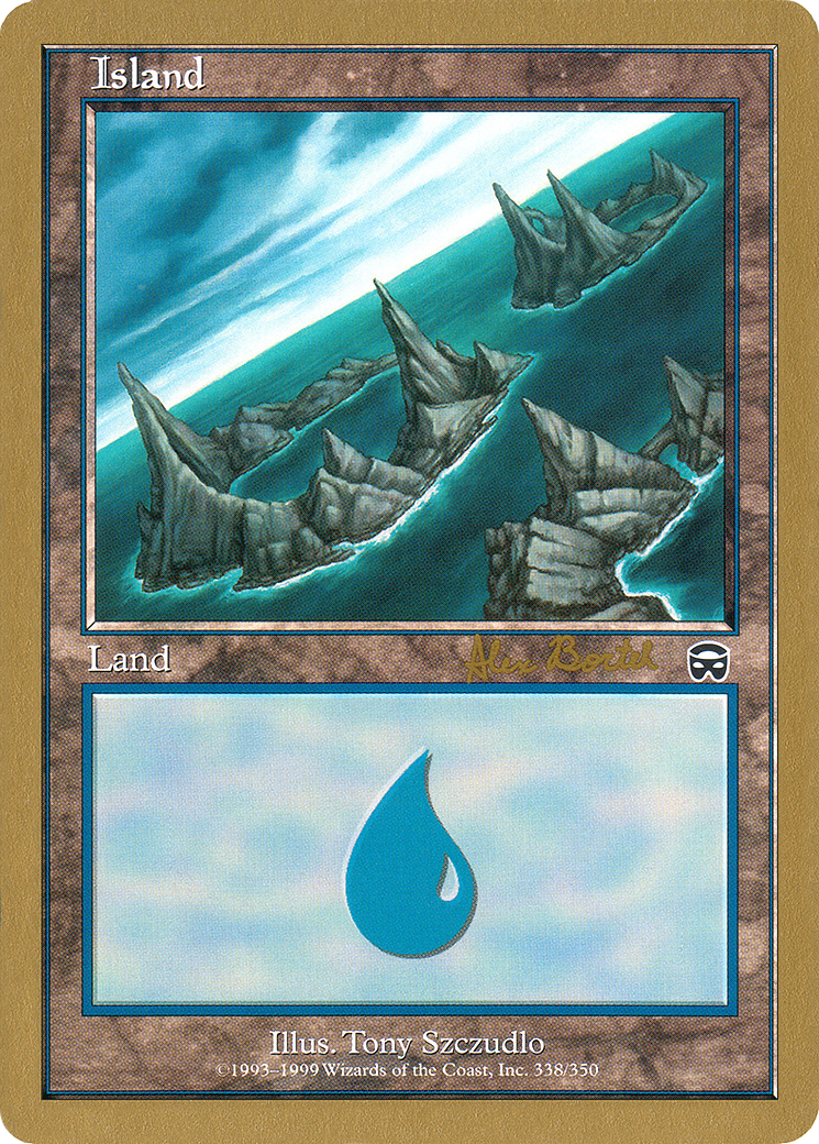 Island (338) - 2001 Alex Borteh (MMQ) (WCD-AB338A) - World Championship Decks 2001