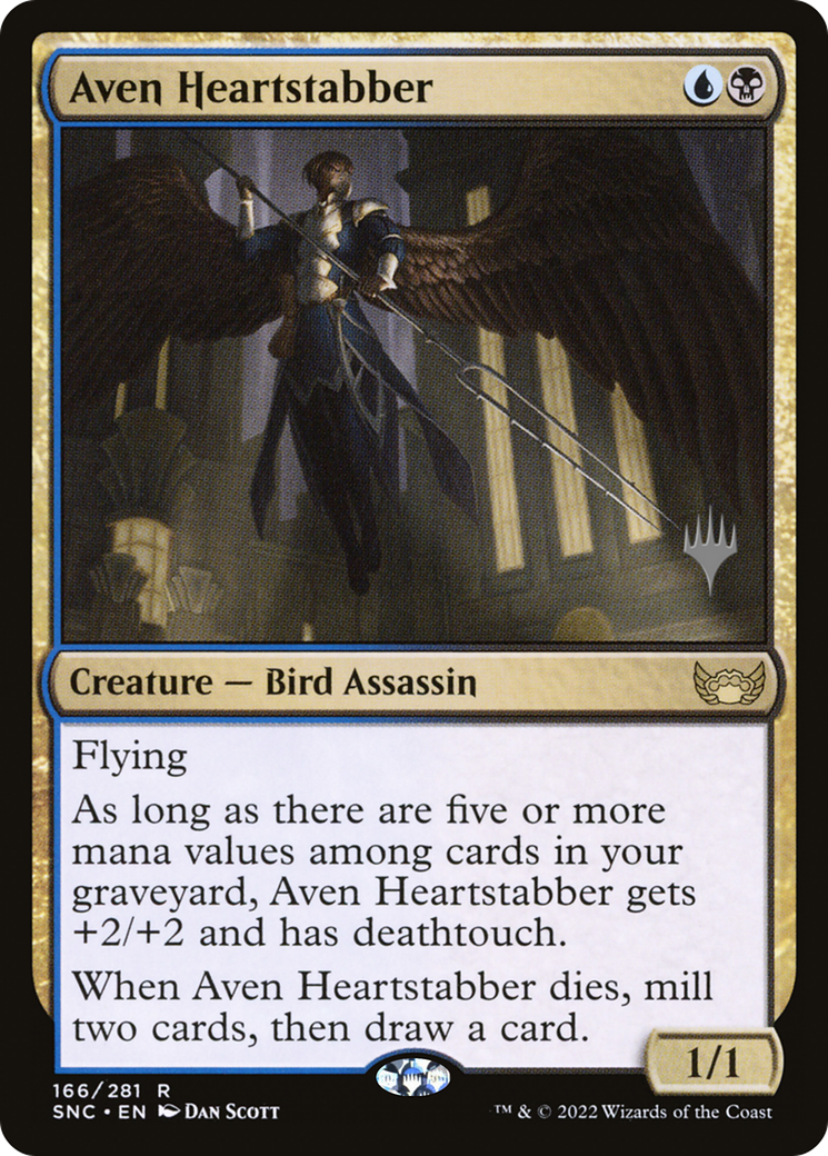 Aven Heartstabber (PPSNC-166P) - Streets of New Capenna Promos Foil