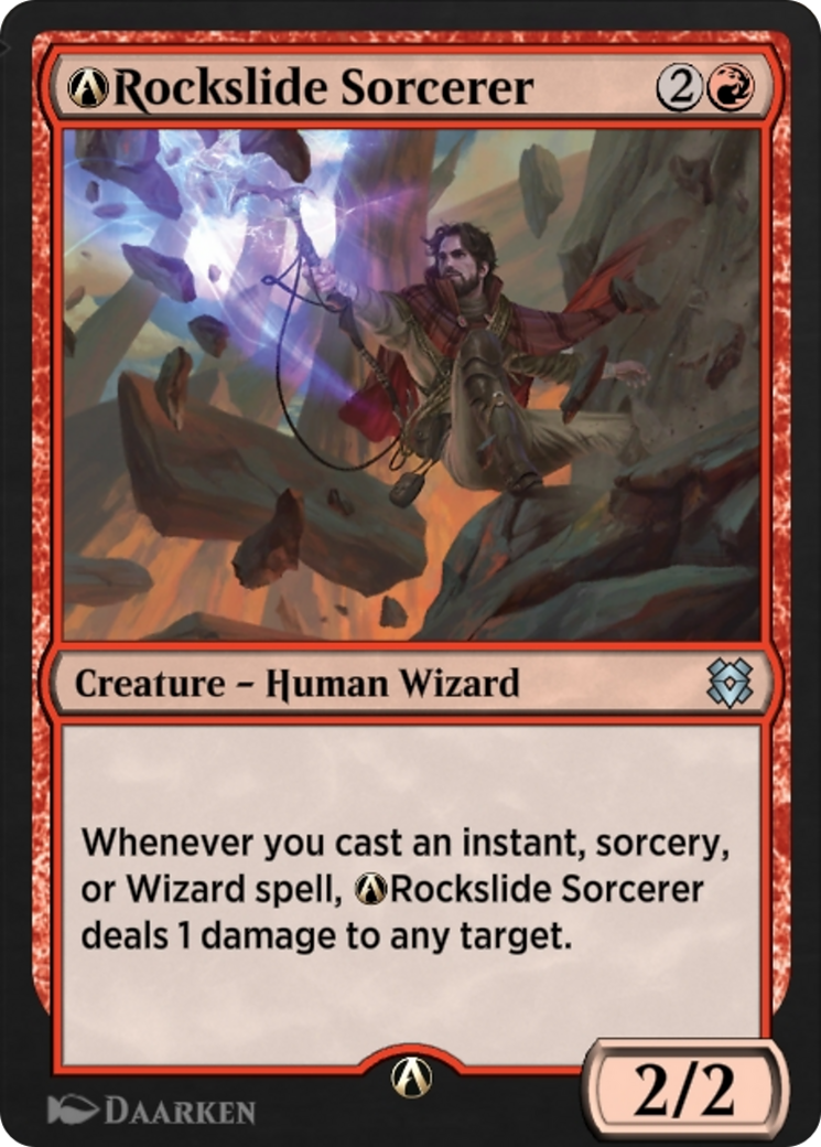 A-Rockslide Sorcerer (ZNR-A-154) - Zendikar Rising